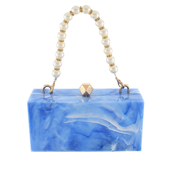 Fleurish Jewelry Handbags - Pearl Bag Chain & Mable Clutch Bag